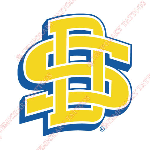 South Dakota State Jackrabbits Customize Temporary Tattoos Stickers NO.6225
